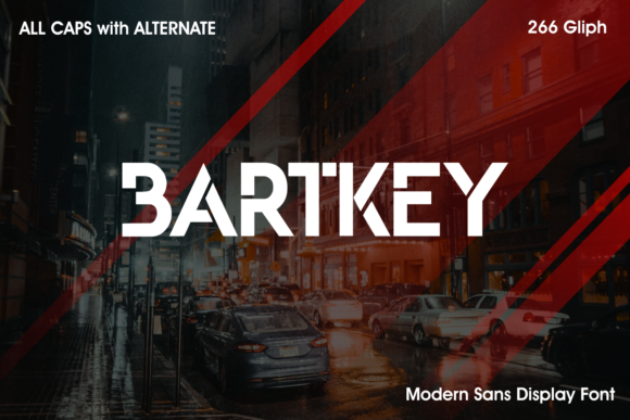 Bartkey: A Bold and Stylish Display Font