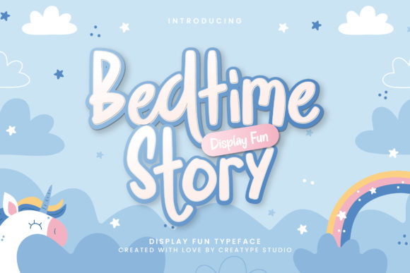 Bedtime Story: A Charming Display Font for Engaging Campaigns