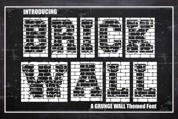Brick Wall: A Bold and Assertive Display Font for Modern Publishing