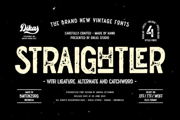 Bring Your Web Design to Life with Straightler Font