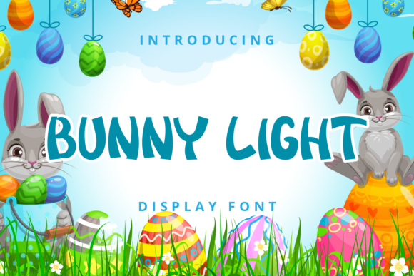 Bunny Light: A Whimsical Display Font for Crafters