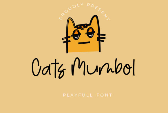 Cats Mumbol: A Charming Display Font for Editorial Design