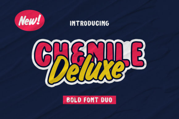Chenile Deluxe: A Luxurious Display Typeface