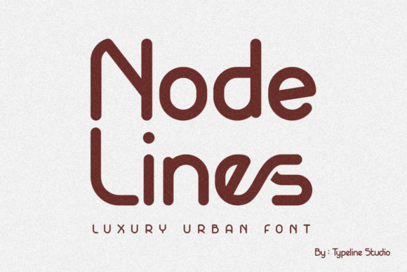 Discover Nodelines: A Luxurious Display Font for Your Brand