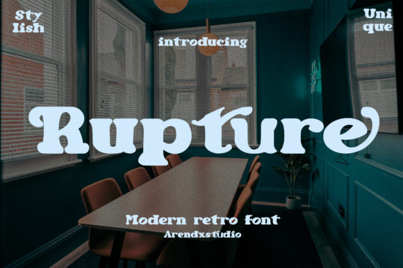 Enhance Your Editorial Design with Rupture Font