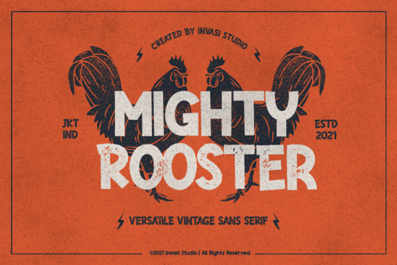 Enhance Your Web Design with Mighty Rooster Font