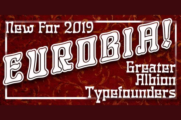 Eurobia: A Charming Display Font for Editorial Design