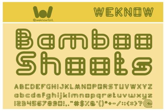 Introducing Bamboo Shoots: A Versatile Display Typeface