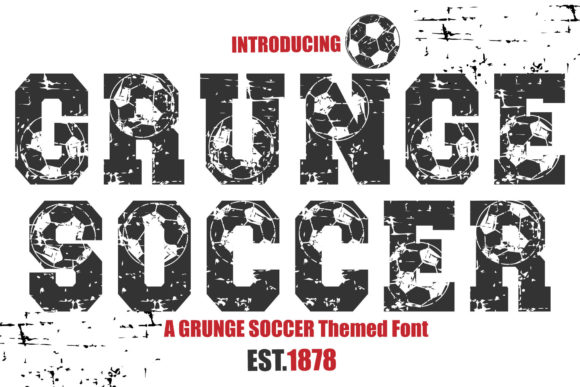 Introducing Grunge Soccer: A Bold Typeface for Editorial Design