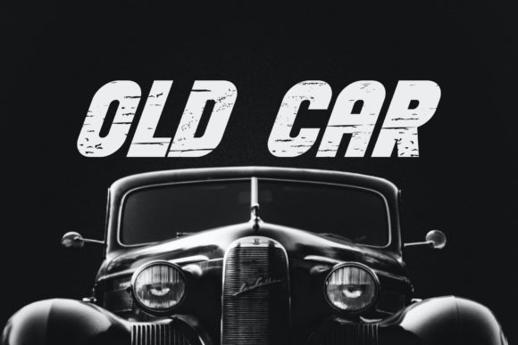Old Car: A Vintage-Inspired Display Font