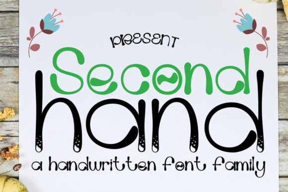 Second Hand: A Versatile Display Font for Web Design