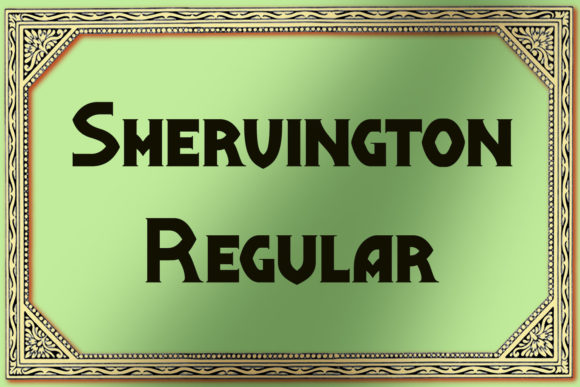 Shervington: A Stylish Display Font for Editorial Design