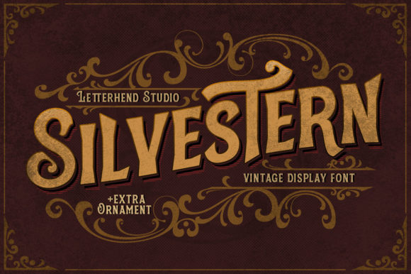 Silvestern: A Bold and Vintage Display Font for Editorial Design