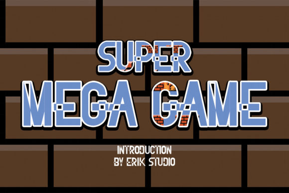 Super Mega Game: A Bold Font for Your Brand