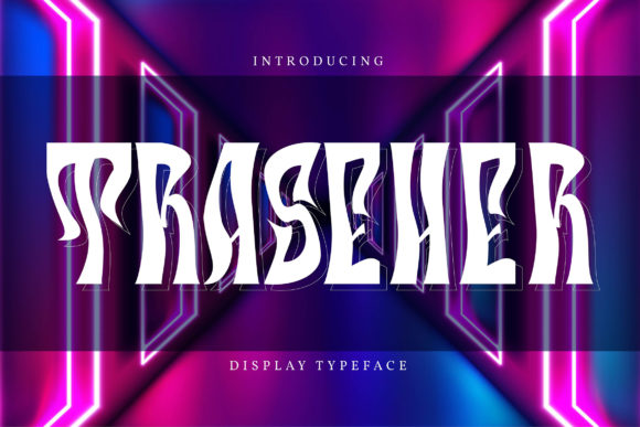 Traseher: A Versatile Display Font for Eye-Catching Campaigns