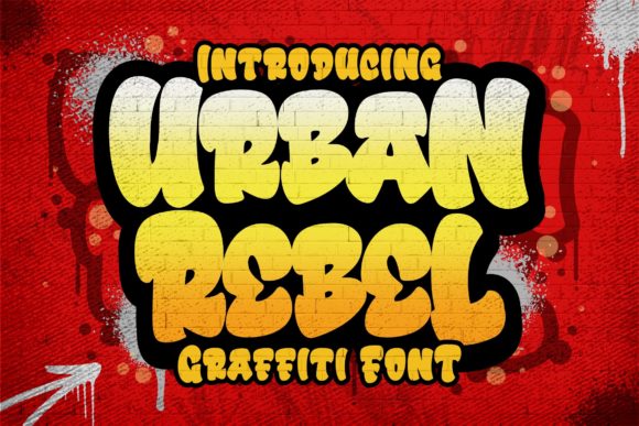 Urban Rebel: A Bold Graffiti Font for Creative Web Designs