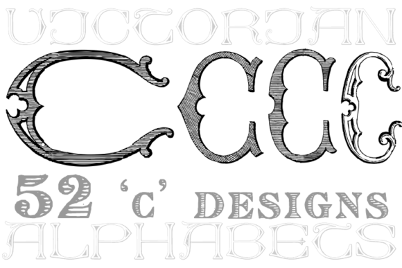 Victorian Alphabets C: Elevate Your Campaign with a Classic Display Font