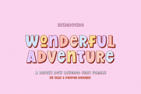Wonderful Adventure: A Playful Trio Font for Creative Web Design